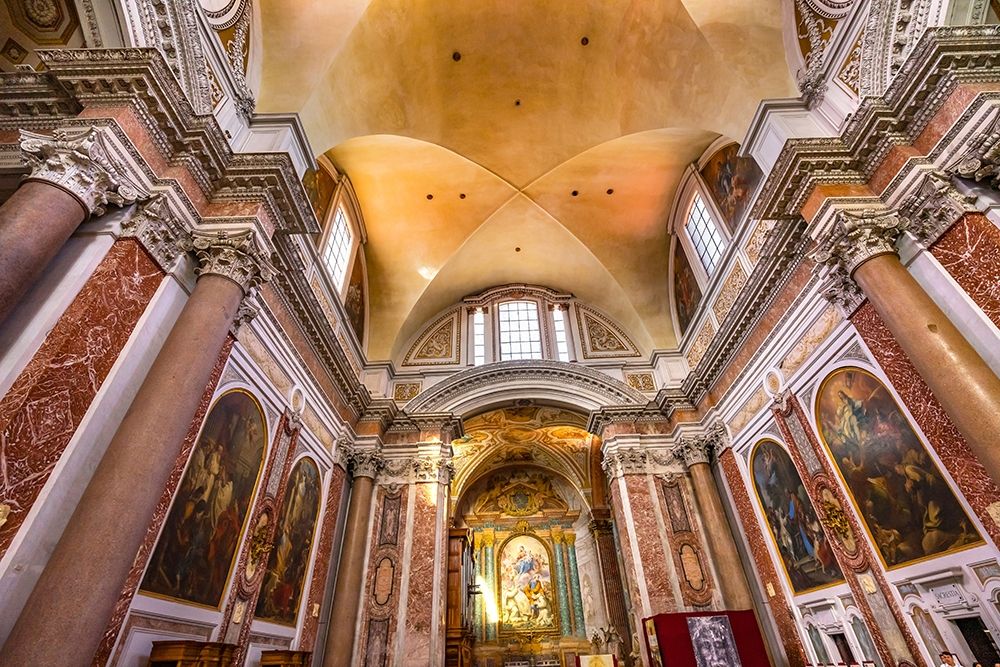 Basilica Saint Mary Angels and Martyrs-Rome-Italy Church designed by Michelangelo